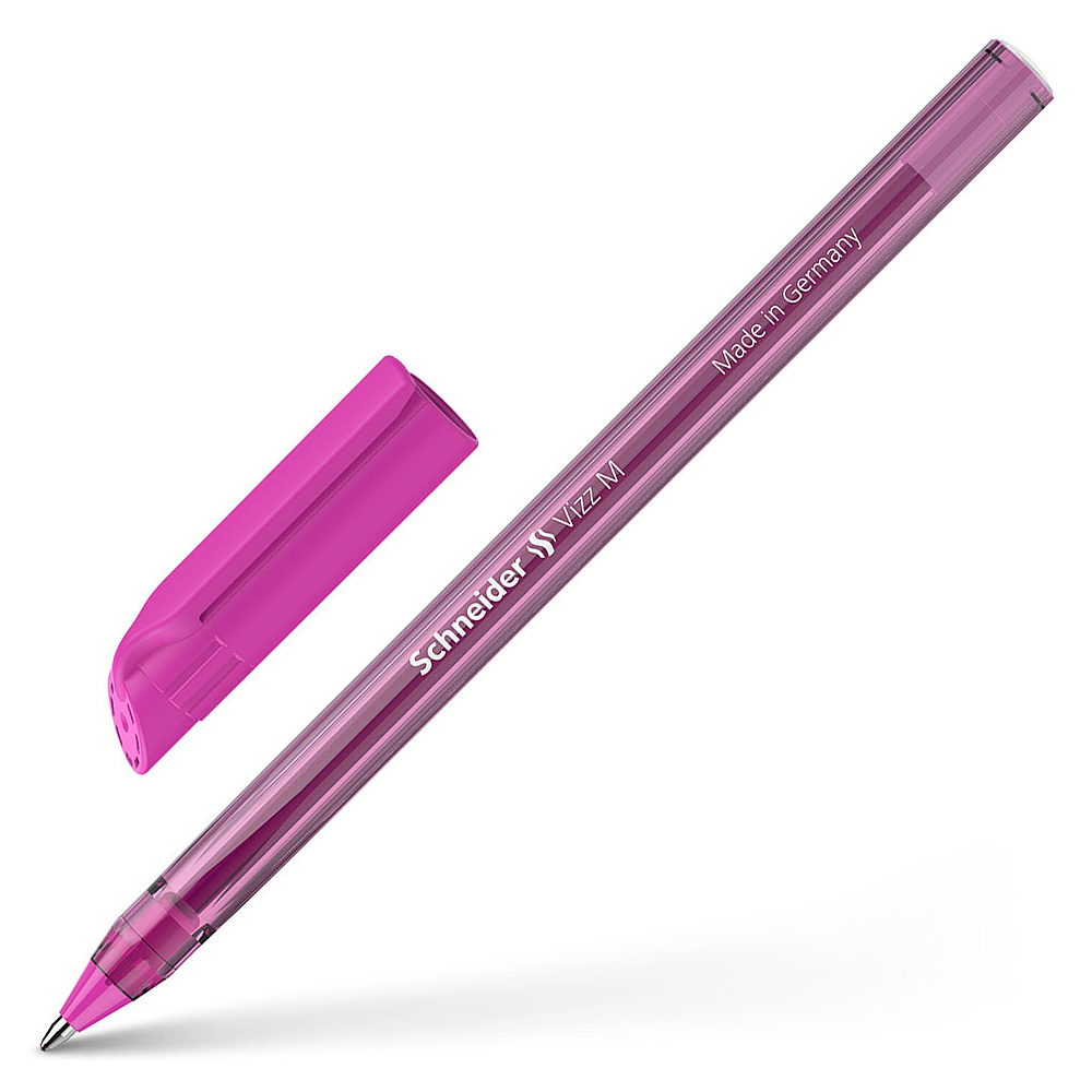 Ручка шариковая "Schneider Vizz M", розовый, стерж. розовый