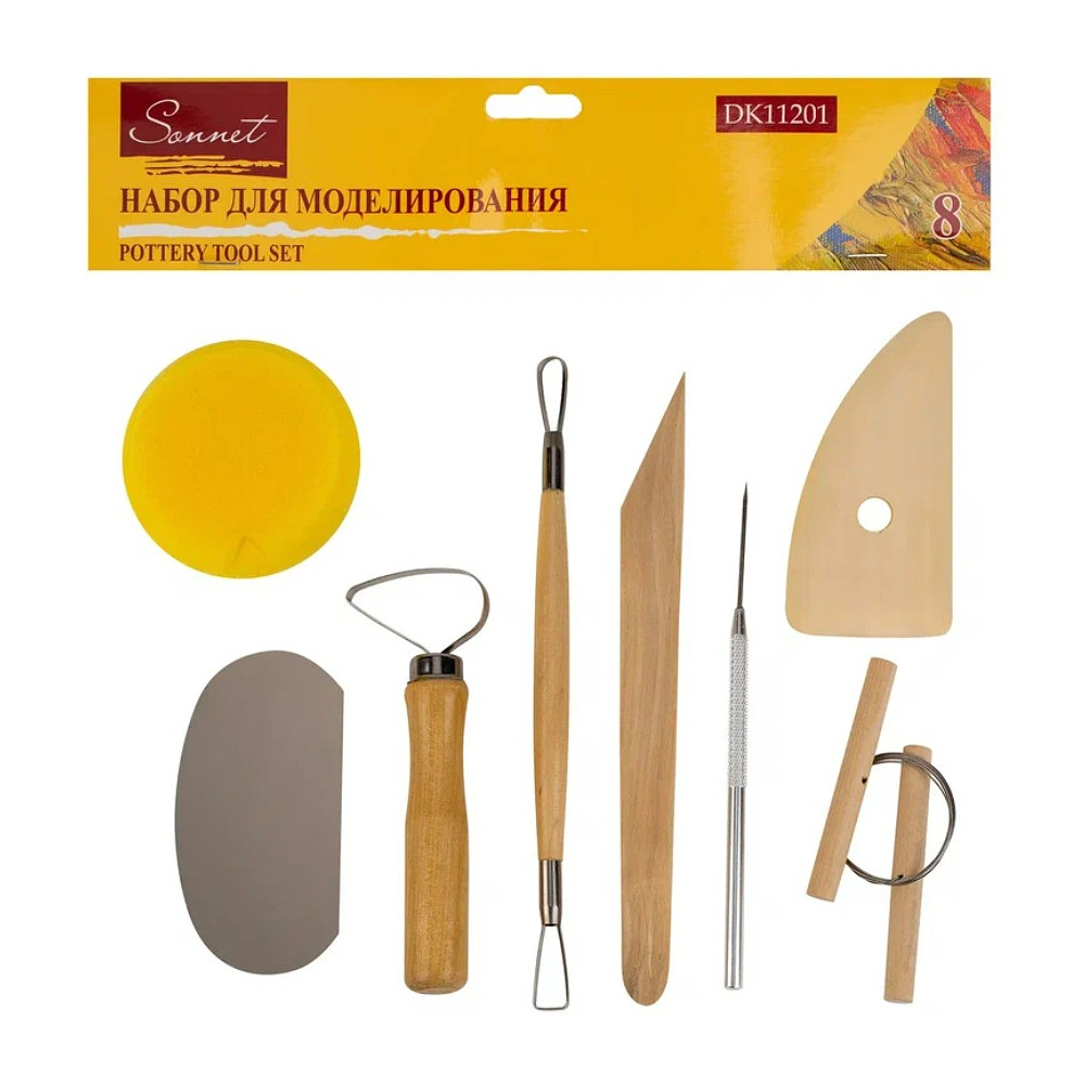 Набор инструментов для моделирования "Сонет", 8 шт.