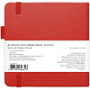Скетчбук "Sketchmarker", 12x12 см, 140 г/м2, 80 листов, красный - 2