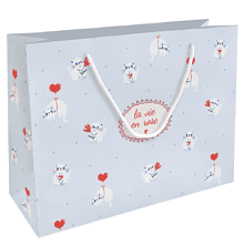 Пакет бумажный подарочный "Love"