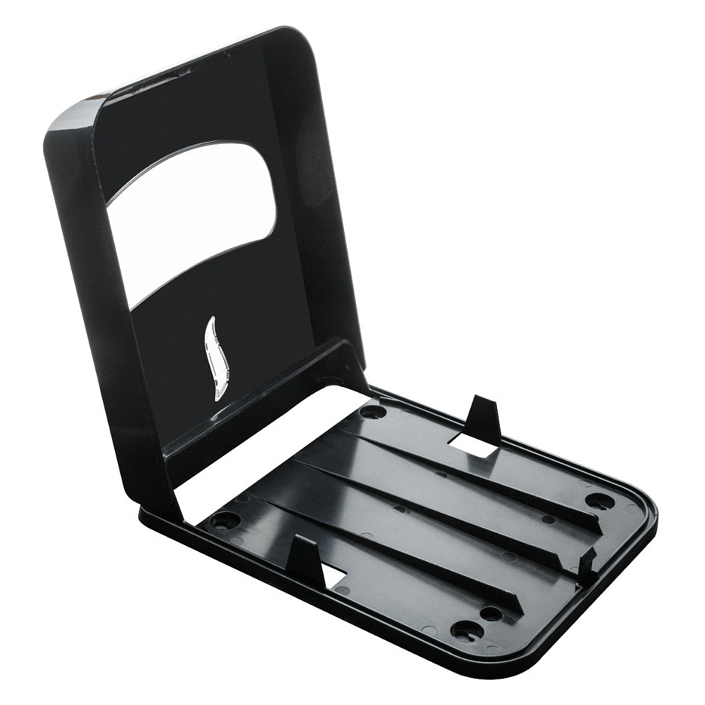 Диспенсер BXG-CD-8019В для бумажных покрытий на унитаз, черный - 3