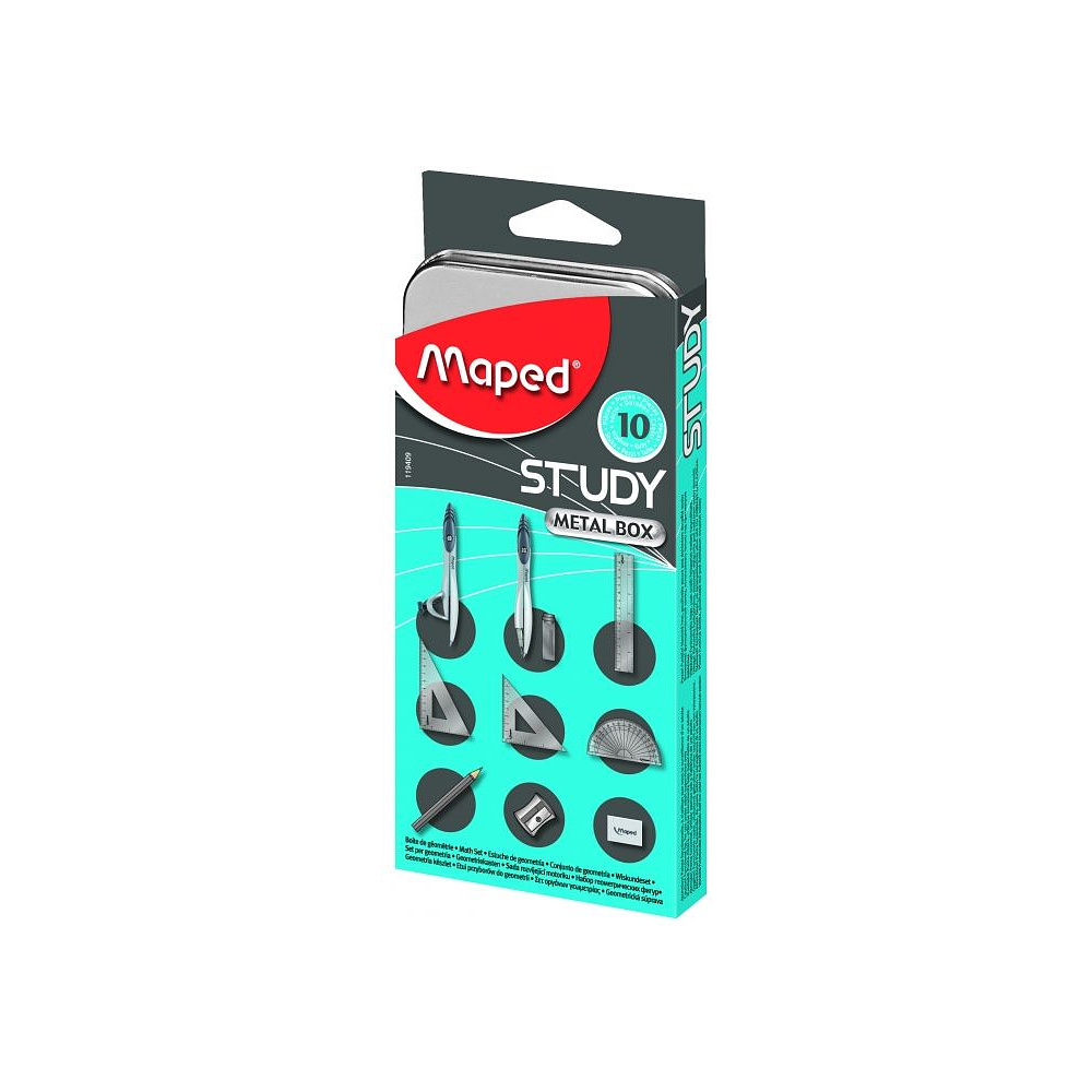 Готовальня "Study Set", 10 предметов - 2