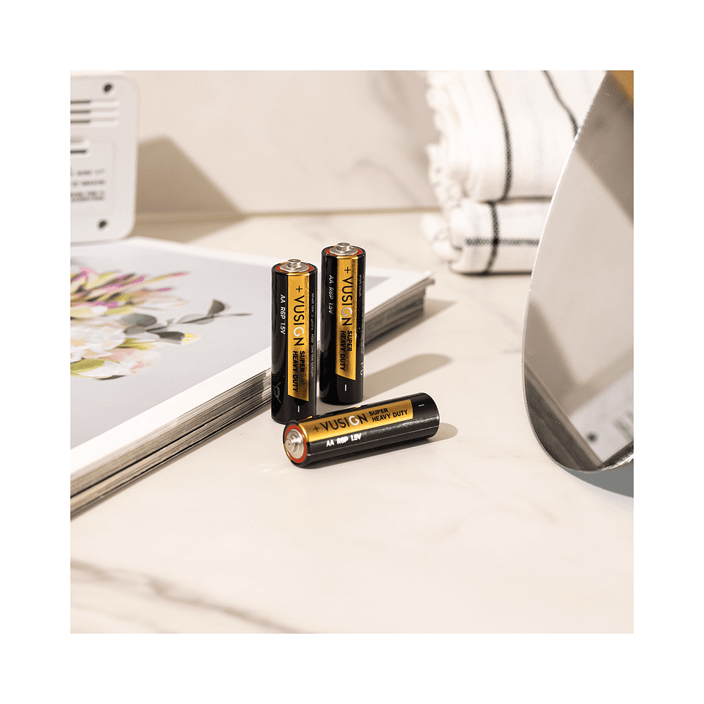 Батарейки солевые Deli "VUSIGN AA/R6P" 4 шт  - 3