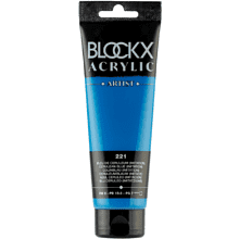 Краски акриловые "Blockx", 221 церулеум, 120 мл