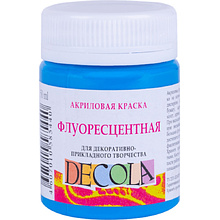 Краска акриловая неон "Декола"