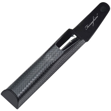 Ручка шариковая автоматическая "Ferraghini F21003", 0.7, черный, серебристый, стерж. синий - 3