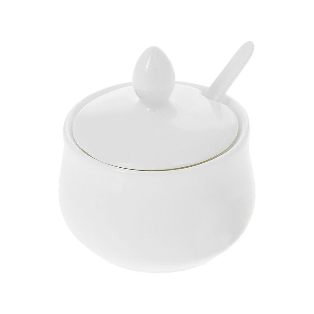 Емкость для горчицы "WL-996083/A", фарфор, 130 мл, белый