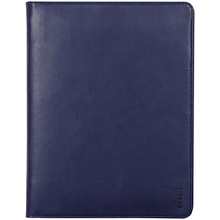 Папка деловая "Rhodiarama", 19,5x25,5 см, на молнии, полуночный синий