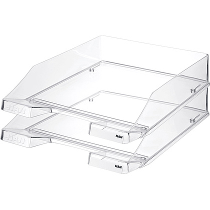 Модуль для бумаги горизонтальный "Han", прозрачный - 2