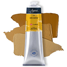 Краски масляные "Ладога", 218 охра желтая, 120 мл., туба