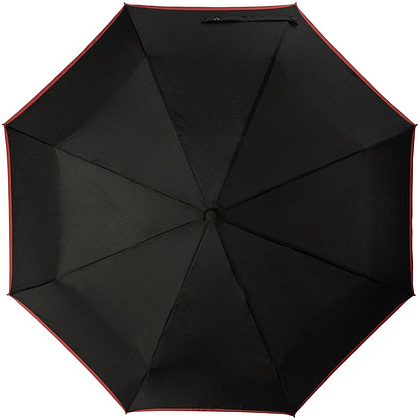 Зонт складной "Gear red", 104 см, черный, красный - 2