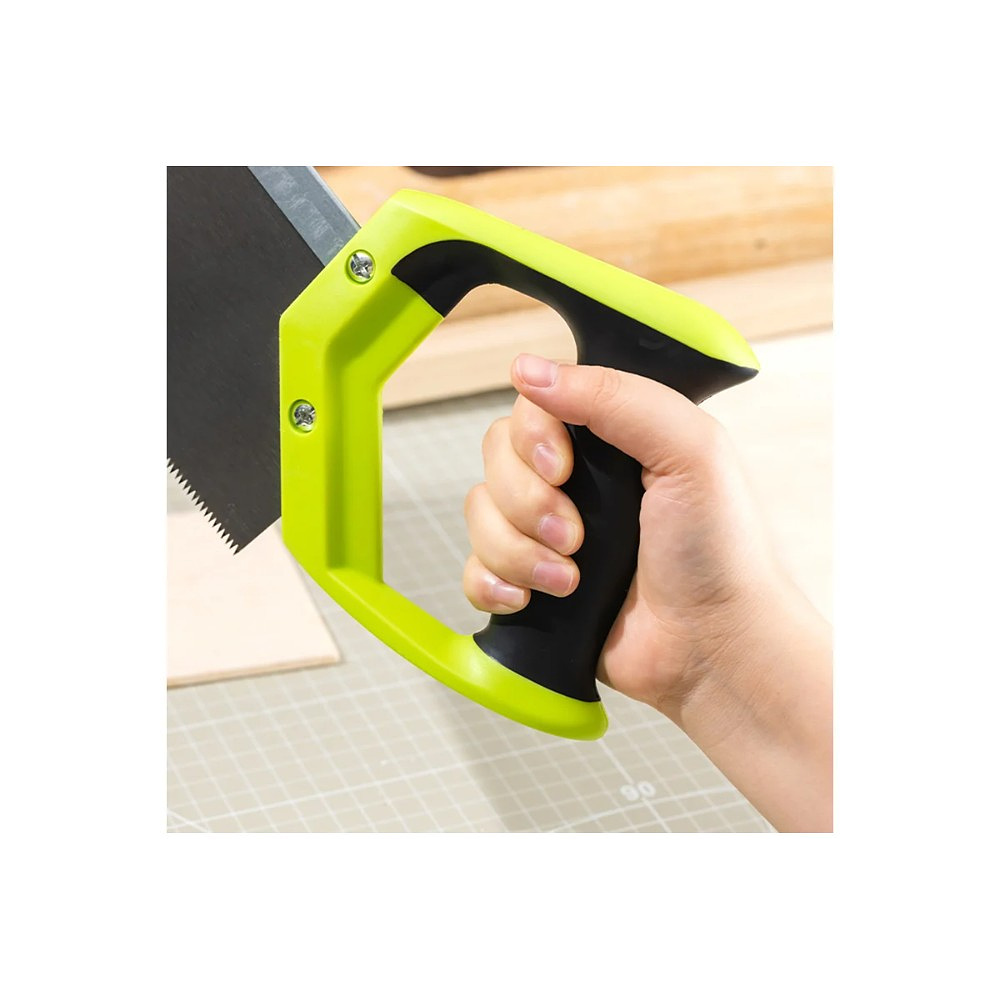 Стусло с ножовкой Deli GS EDL580900, 22.5°/45°/90°, 13 TPI, 300 мм, черный, зеленый - 17