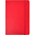 Блокнот "A5-001", А6, 80 листов, на резинке, красный