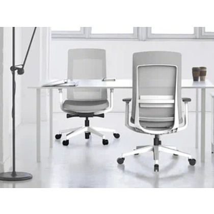 Кресло компьютерное SitZone E-VL002B-BS, сетка, ткань, пластик, серый - 13