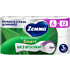 Бумага туалетная Zemma Natural Comfort Smart, 6 рулонов, 3 слоя, белый