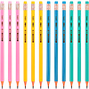 Карандаш простой "Comico", HB, с ластиком, ассорти - 3