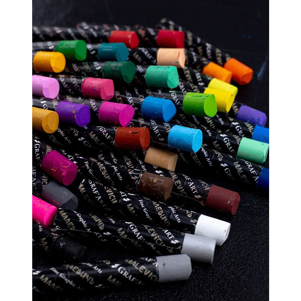 Пастель масляная "Малевичъ" профессиональная, 36 цветов - 6