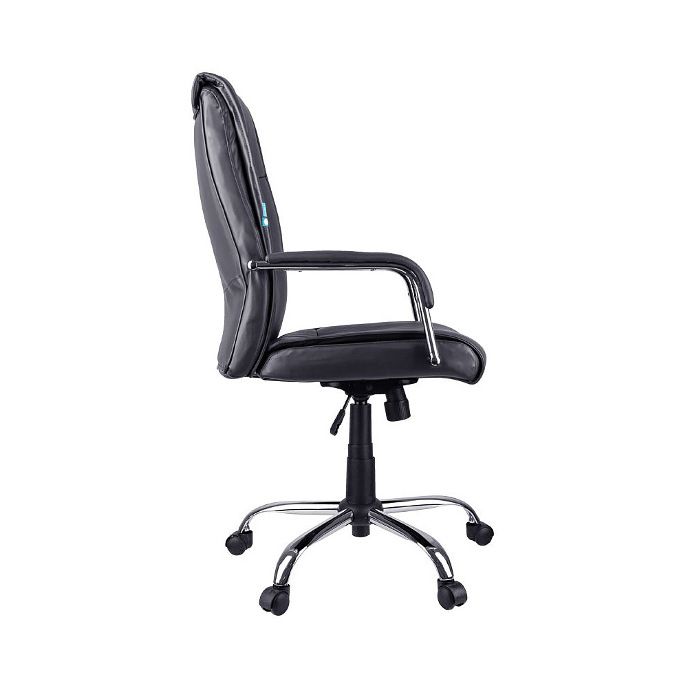 Кресло для руководителя Helmi "HL-E03 Accept", экокожа, металл, черный - 3
