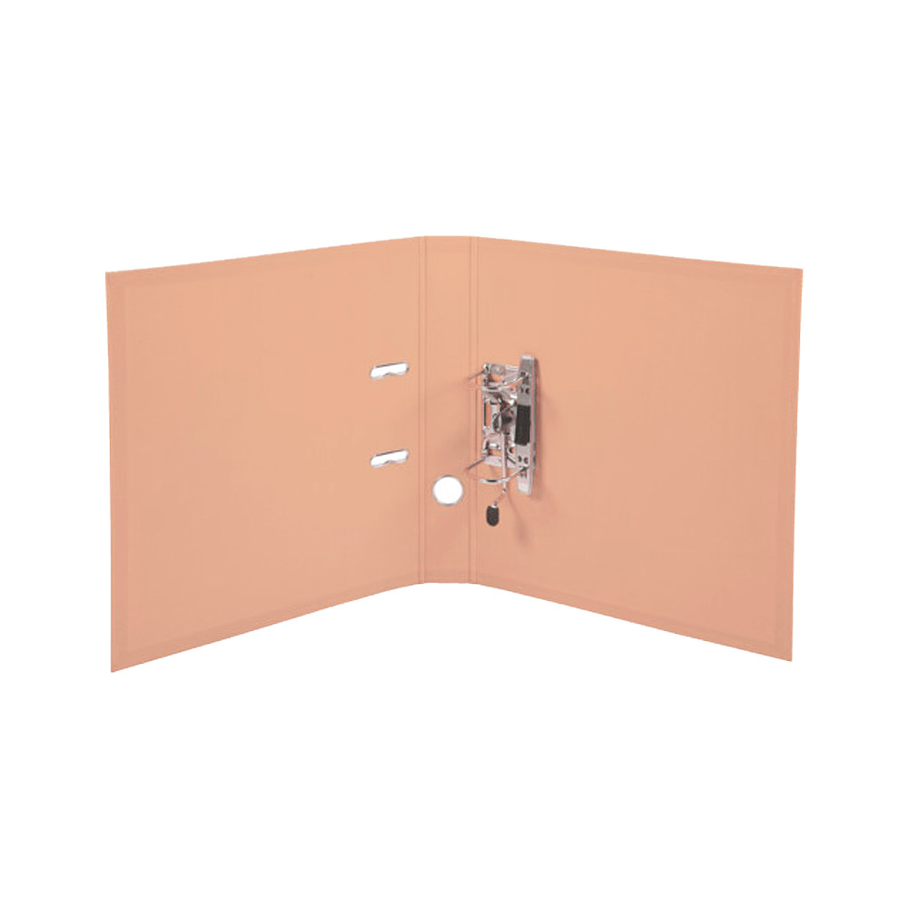 Папка-регистратор, A4, 50 мм, ПВХ, лососевый - 2