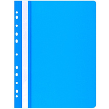 Папка-скоросшиватель с перфорацией "Office Product", А4, синий