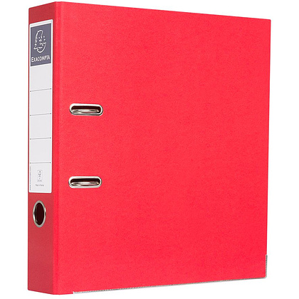 Папка-регистратор "Exacompta", A4, 70 мм, ламинированный картон, красный