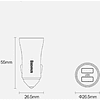 Автомобильное зарядное устройство Baseus CGJM000113, темно-серый - 10
