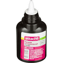 Краска штемпельная "Attache", 45 г, синий