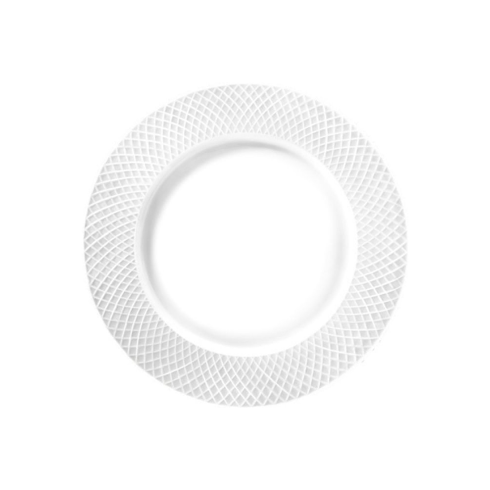 Набор тарелок обеденных "WL-880101/6C", фарфор, белый - 2
