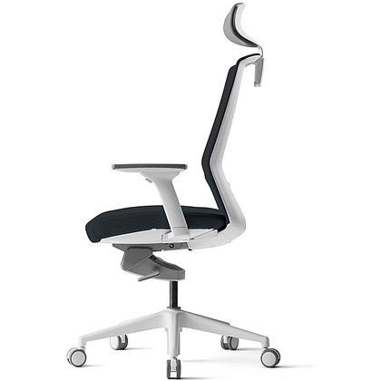 Кресло для руководителя BESTUHL J1, сетка, ткань, пластик, черный - 3