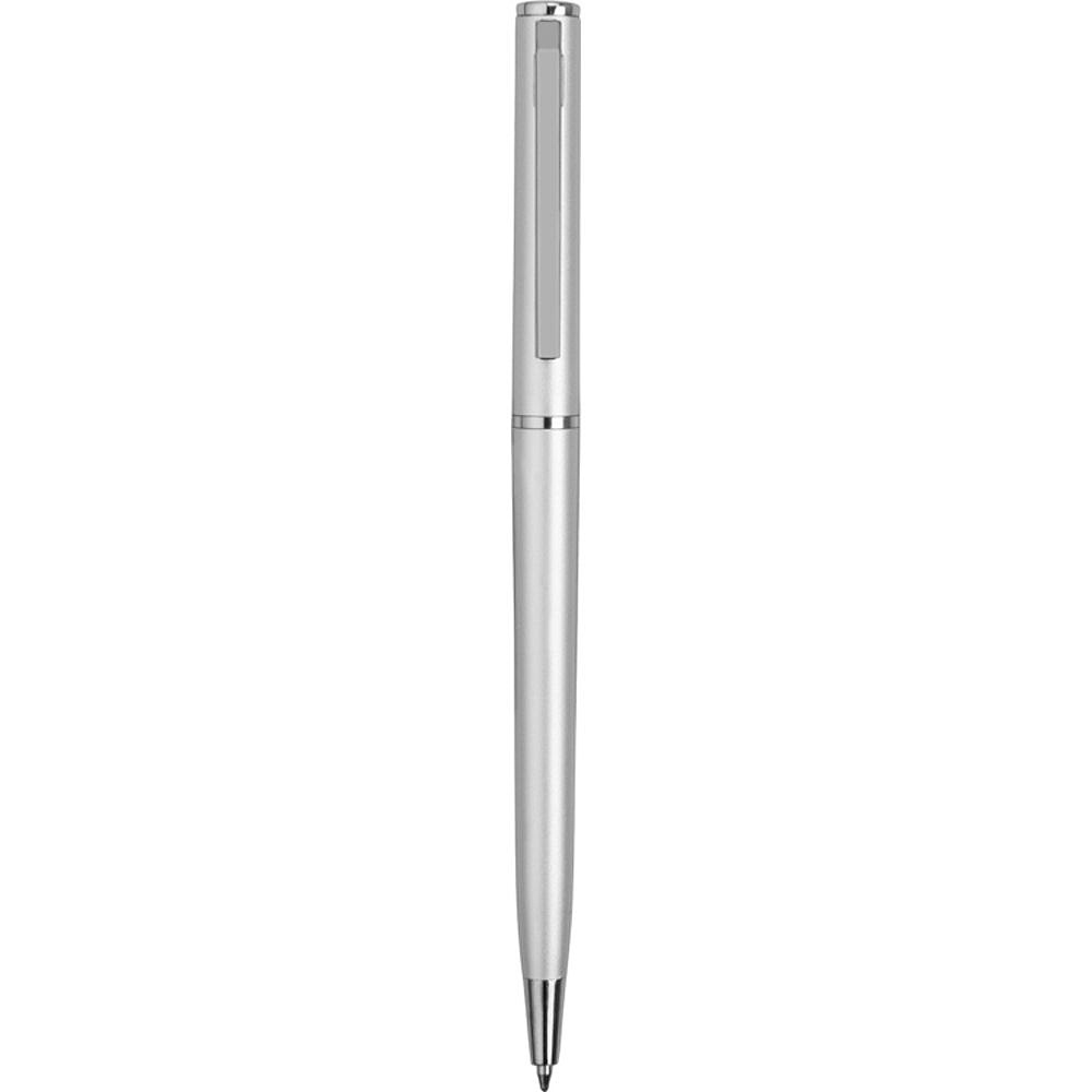Ручка шариковая "Наварра", 1.0 мм, серебристый, стерж. синий - 2