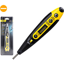 Индикаторная отвертка-тестер Deli YS EDL8005, 12-250 В, цифровая, желтый, черный
