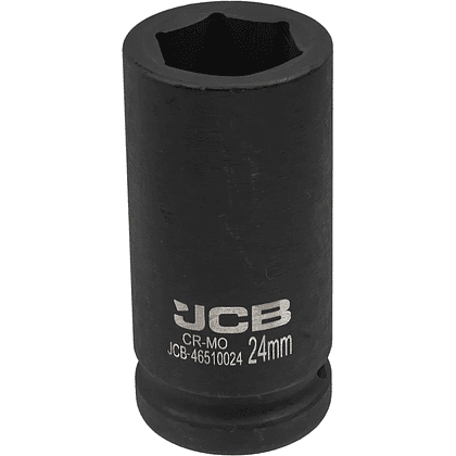 Головка ударная шестигранная глубокая JCB-46510024 3/4", 24 мм