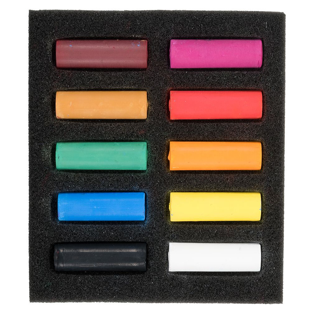 Набор мягкой пастели "Rembrandt Half Pastel", 10 цветов, набор базовый, - 2