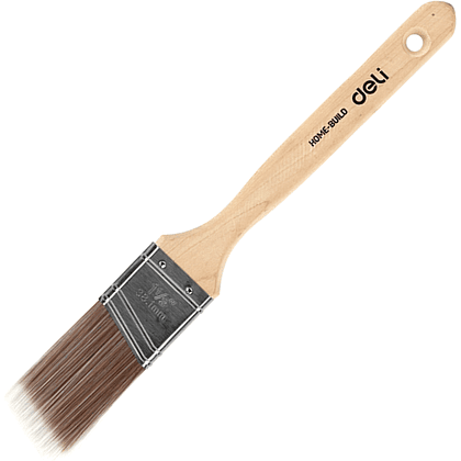Кисть малярная Deli YS EDL509171, плоская,1.5"-38 мм, угловой срез, искусственная щетина