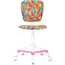 Кресло детское "Бюрократ CH-W204/F", пластик, разноцветный алфавит