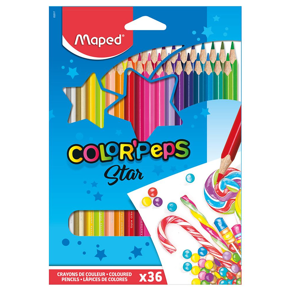 Цветные карандаши  Maped "Color Peps", 36 цветов