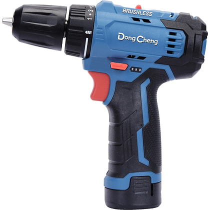 Аккумуляторная дрель-шуруповерт DongCheng DCJZ23-10 (TYPE EK), 12 В, 35 Нм, 2 АКБ, 2 Ач, З/У 2 А - 2