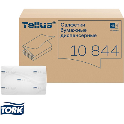 Салфетки Tellus Стандарт NS4, для диспенсера, 200 листов, 2 слоя, белый