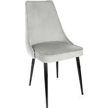 Стул Бюрократ "CH-K4_2", ткань, светло-серый, металл, комплект 2 штуки