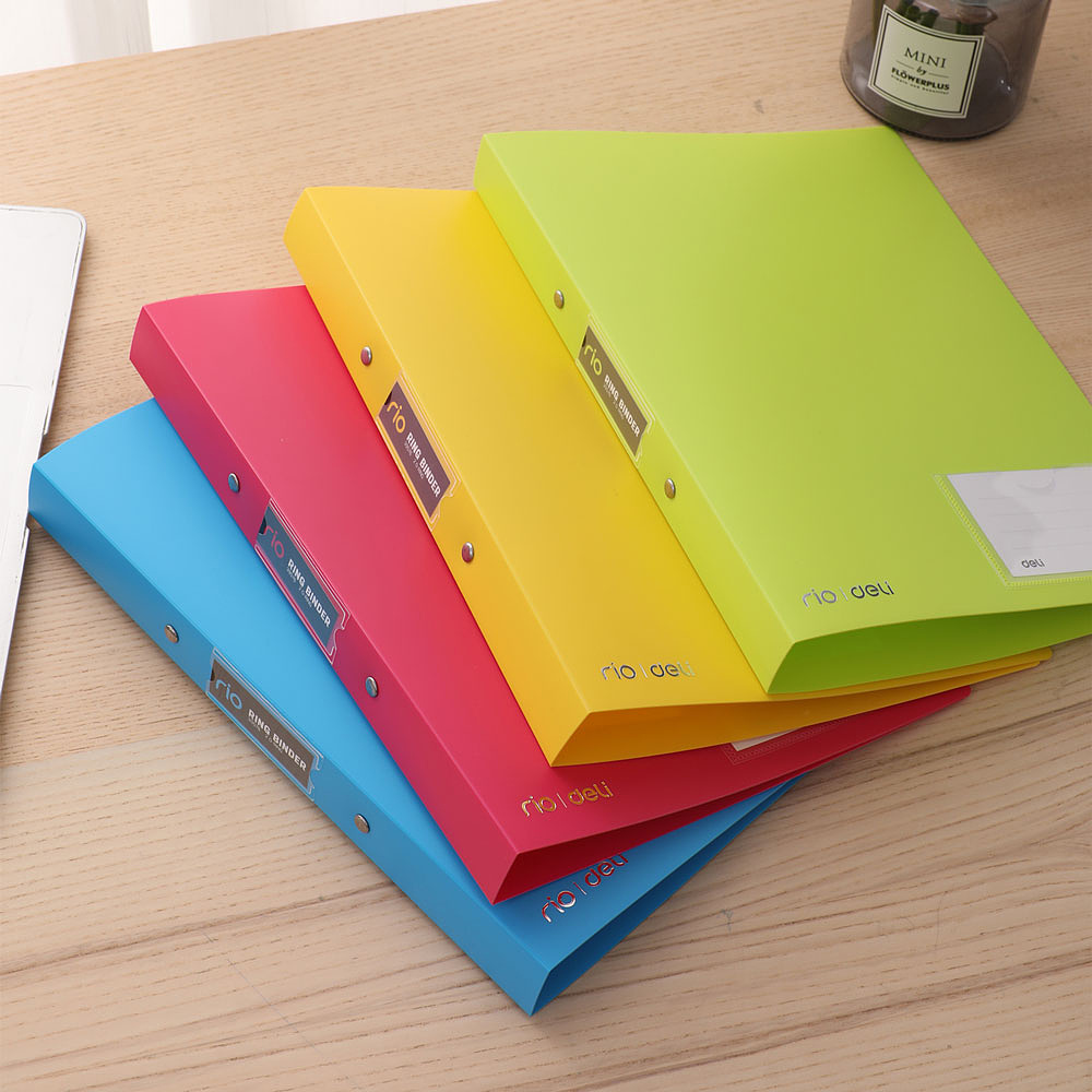 Папка на кольцах "Rio Deli", 2 кольца, ассорти - 4