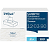 Салфетки косметические Tellus Премиум, 100шт/уп, FT1