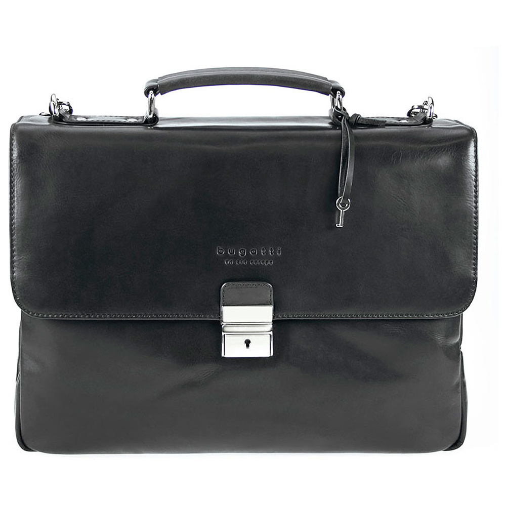 Портфель для документов "Romano", кожа, черный - 2