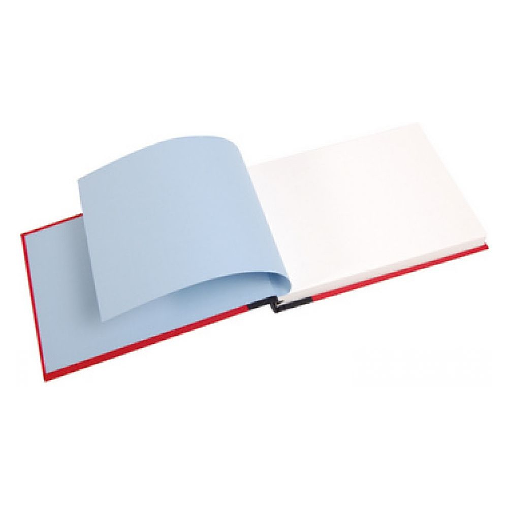 Скетчбук для акварели "Canvas Cover Album", А5, 180 г/м2, 60 листов, красный - 2