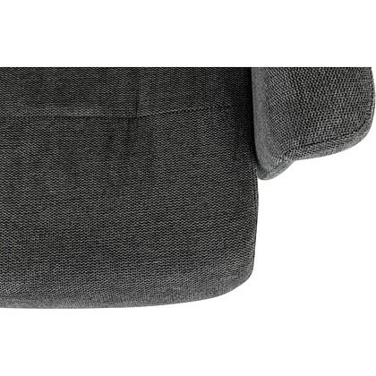 Кресло мягкое Бюрократ Baron, ткань, серый, металл, с пуфом - 14