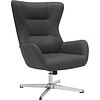Кресло мягкое EVERPROF Apple, ткань, темно-серый - 7