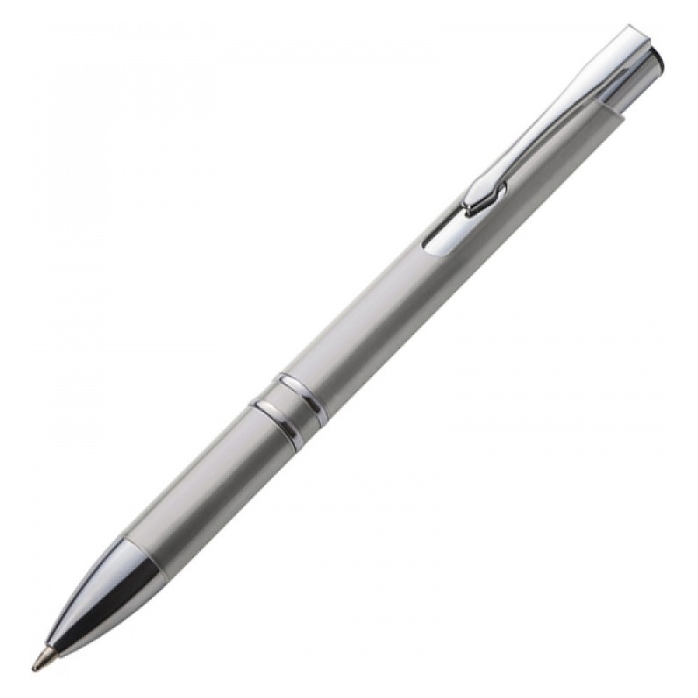 Ручка шариковая автоматическая "Baltimore", 0.7 мм, серый, серебристый, стерж. синий - 3