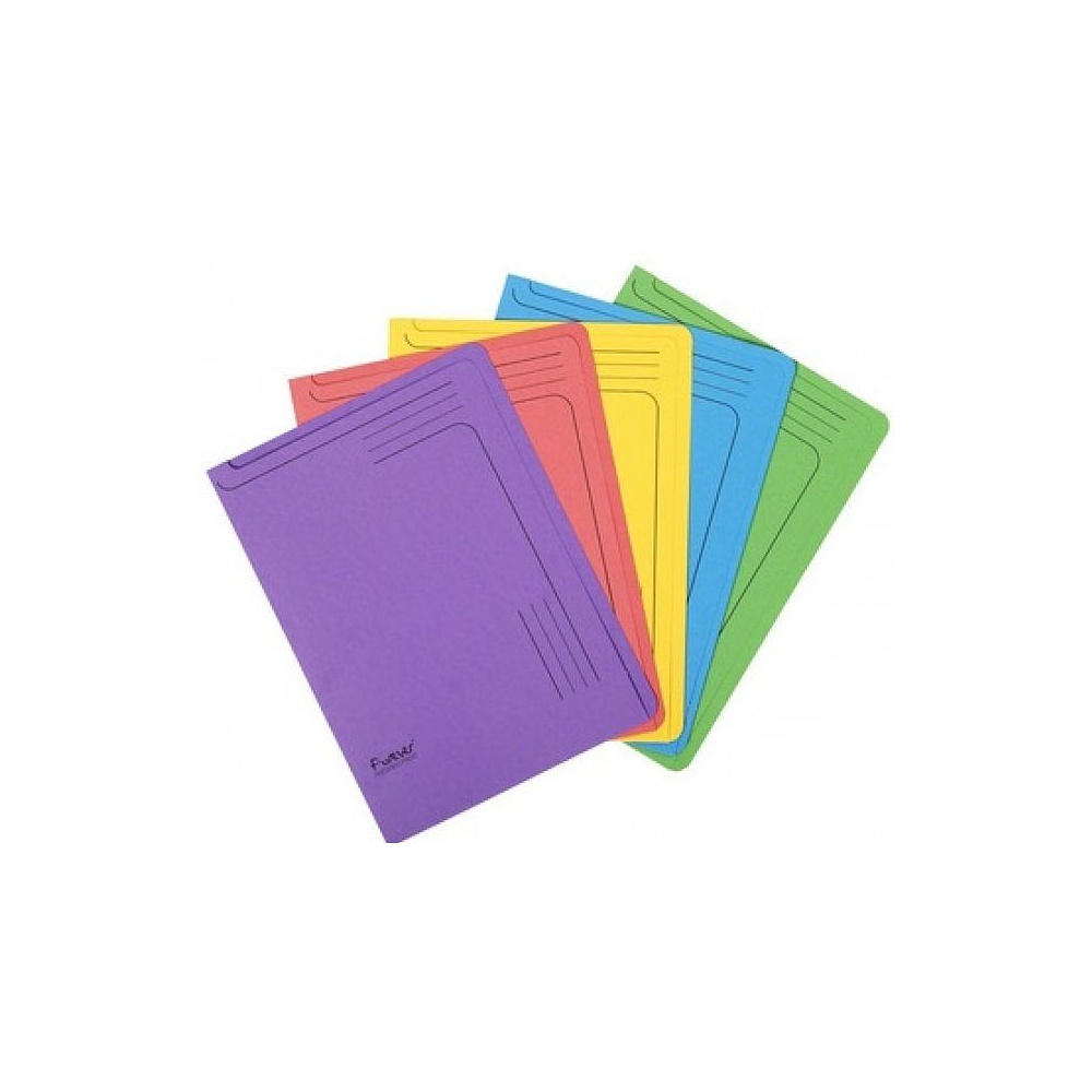 Папка-уголок "Exacompta", A4, 350 мк, картон, ассорти