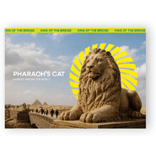 Открытка дизайнерская "Pharaoh's cat"