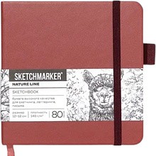 Скетчбук "Sketchmarker", 12x12 см
