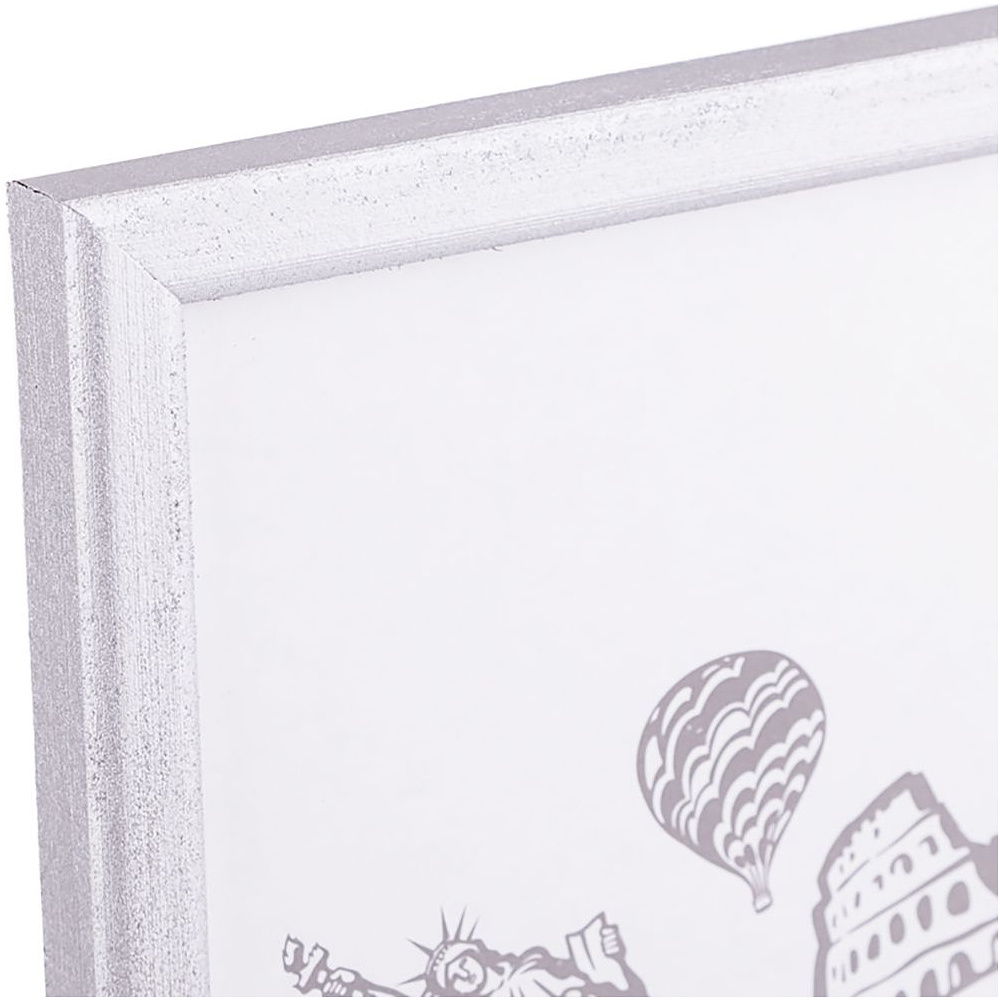 Фоторамка "OfficeSpace № 5", 21x30 см, серебро - 2